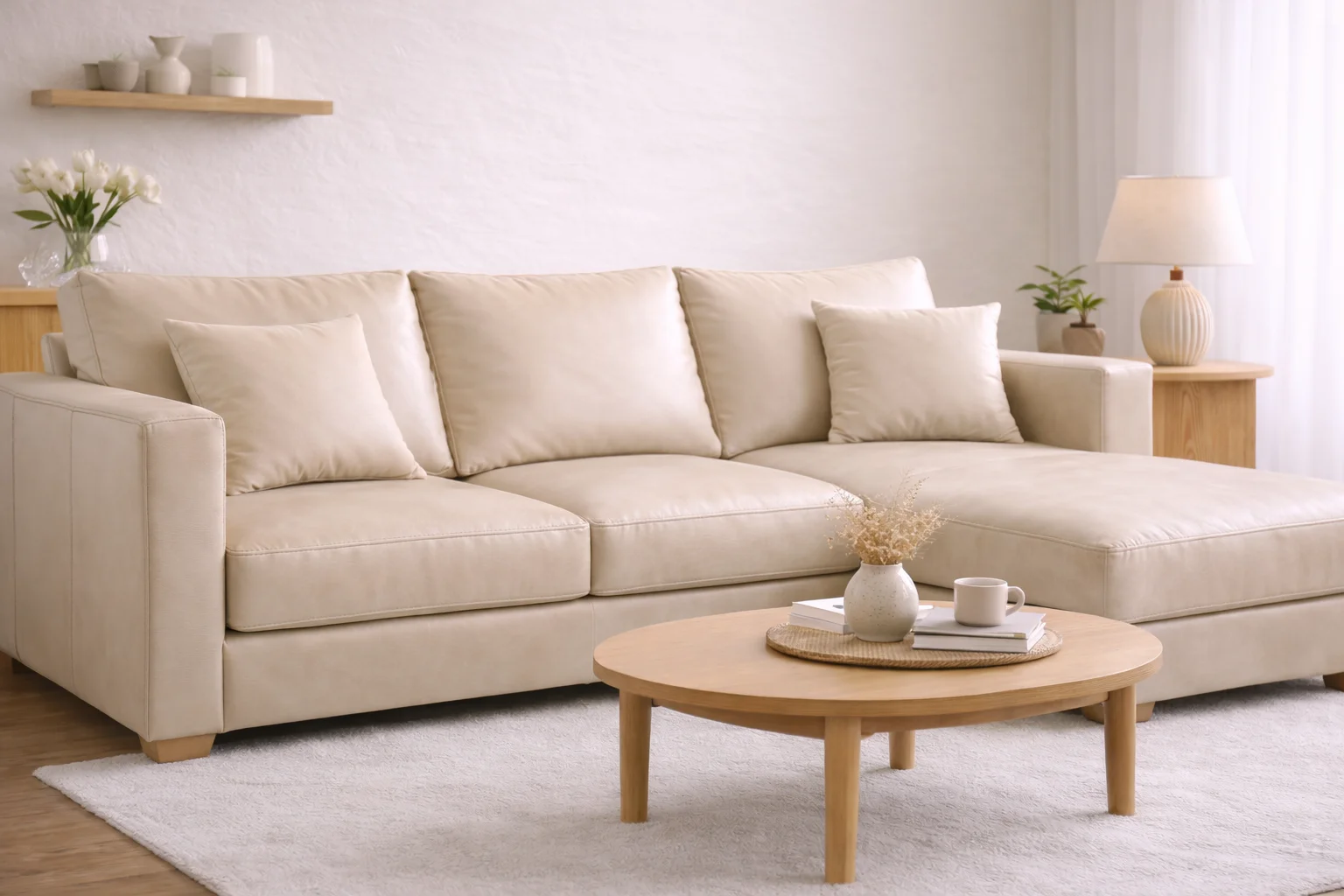 Couro sintético durável para estofados comerciais e residenciais