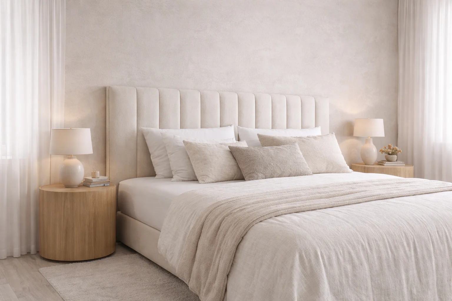 Cabeceira estofada sob medida em Belém